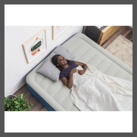 Open Box - Sealy - Air Mattress Inflatable USB Charging QUEEN AlwayzAire Buil - Picture 5 of 8